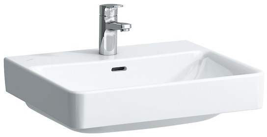 Laufen Pro S mosdótál 55x46.5 cm négyszögletes klasszikus-mosdótálak fehér H8169624001041