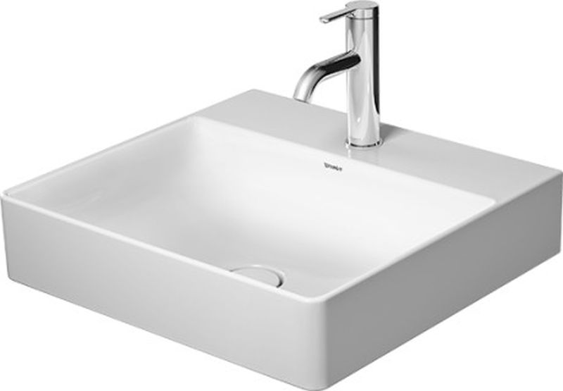 Duravit DuraSquare mosdótál 50x47 cm négyszögletes klasszikus-beépíthető fehér 2353500041