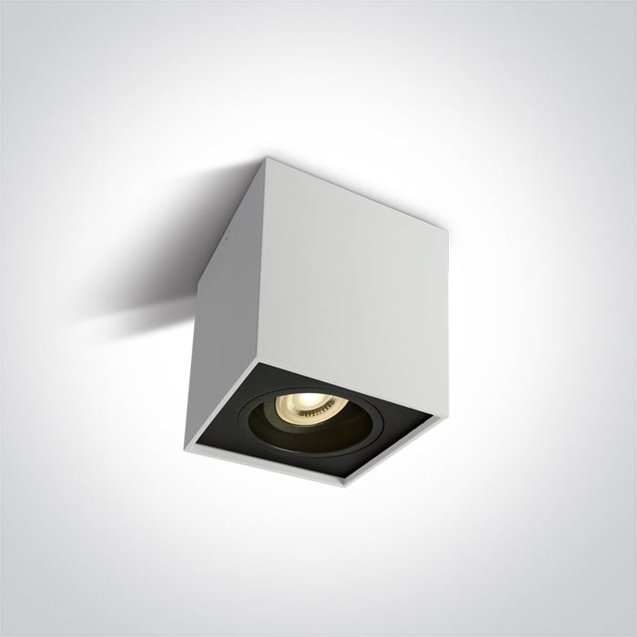 One Light Karlowasi mennyezeti lámpa 1x10 W fehér-fekete 12105YA/W