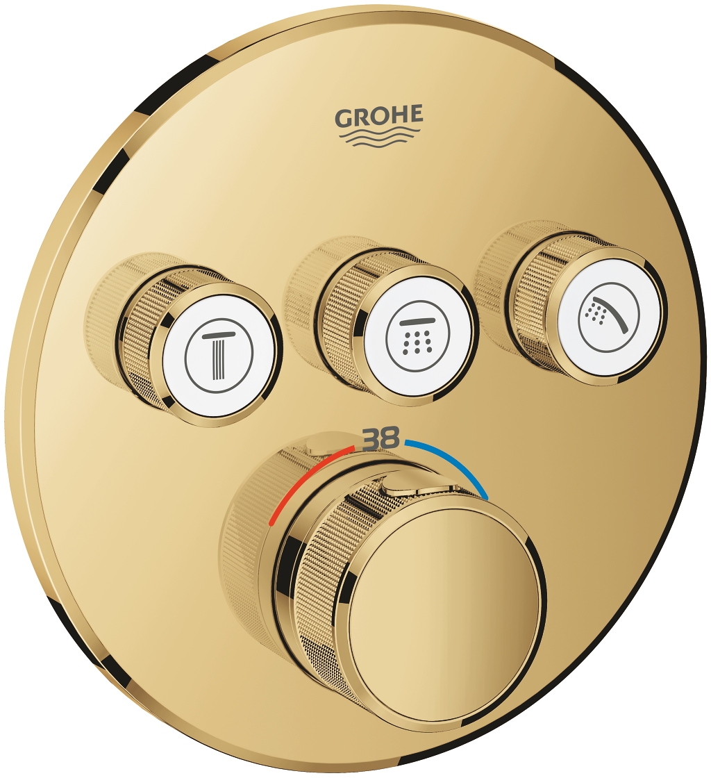 Grohe Grohtherm SmartControl kád és zuhany csaptelep süllyesztett igen Cool Sunrise 29121GL0