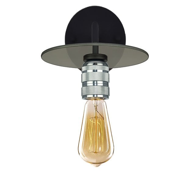 Altavola Design Techno Loft oldalfali lámpa 1x60 W króm-füst színű LA017/W_chrom