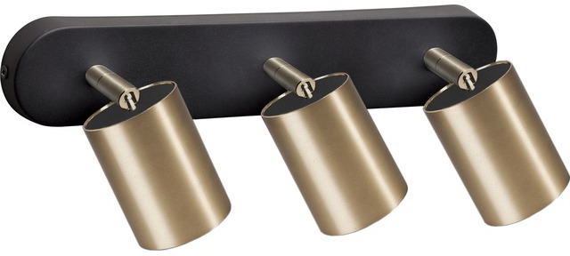 Nowodvorski Lighting Eye Spot oldalfali lámpa 3x10 W fekete-sárgaréz 8818