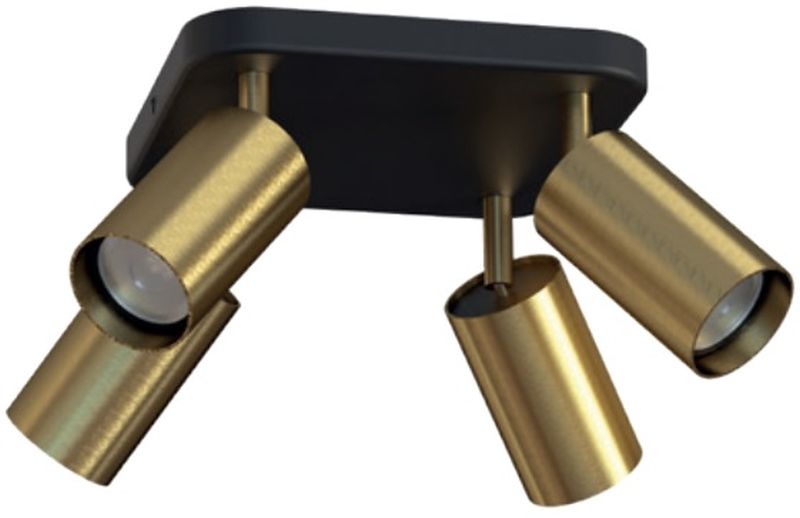 Nowodvorski Lighting Eye Spot mennyezeti lámpa 4x10 W fekete-sárgaréz 8820
