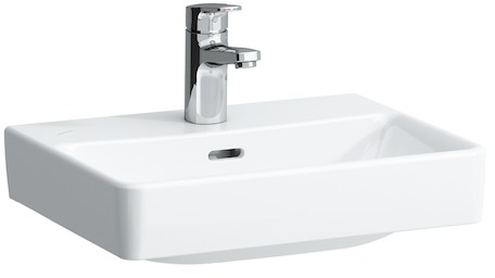 Laufen Pro S mosdótál 45x34 cm négyszögletes klasszikus fehér H8159614001041