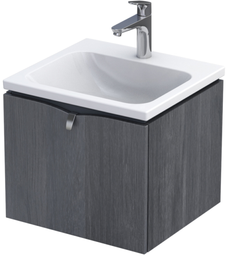 Oristo Siena szekrény 49.6x45.5x39 cm Függesztett, mosdó alatti tölgy OR45-SD1S-50-50