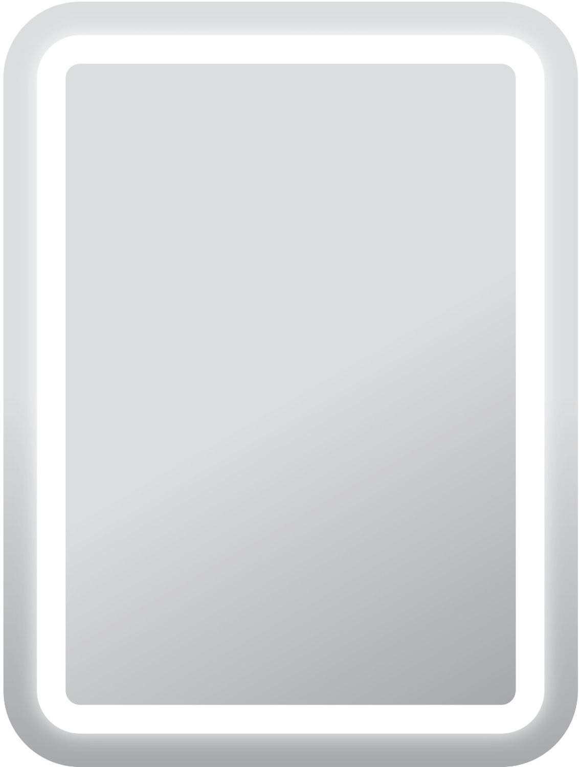 Dubiel Vitrum Perfekt tükör 60x80 cm négyszögletes világítással 5905241003009
