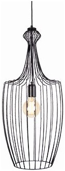 Nowodvorski Lighting Luksor függőlámpa 1x60 W fekete 8847