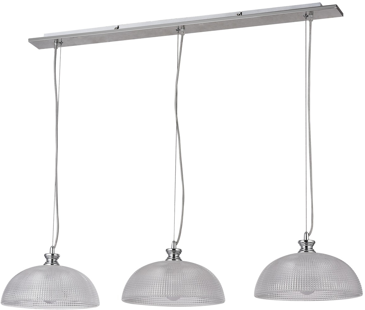 Rabalux Petrina függőlámpa 3x40 W króm-átlátszó-szatén 5460