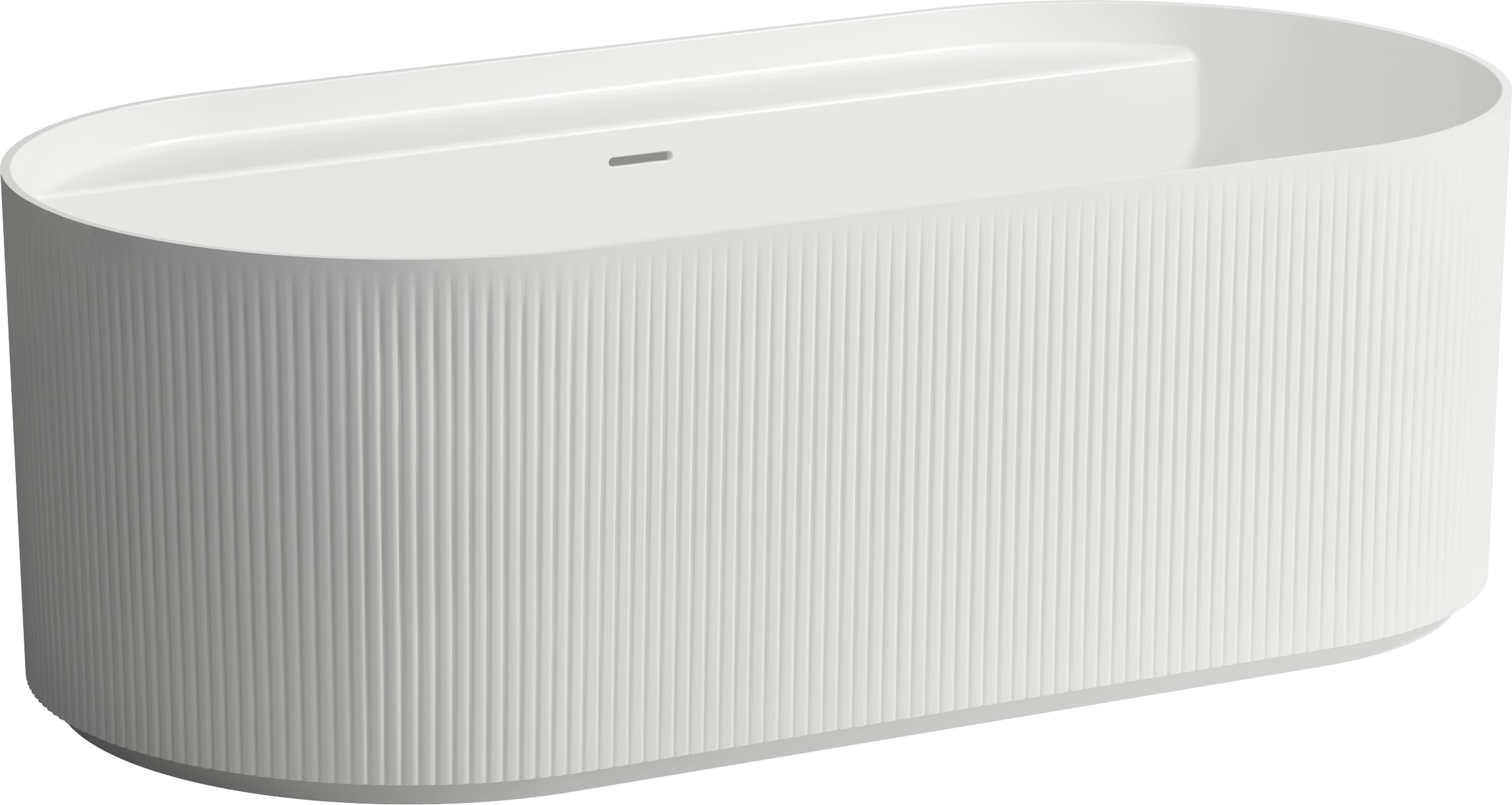 Laufen Sonar térben álló kád 160x81.5 cm ovális fehér H2213420000001