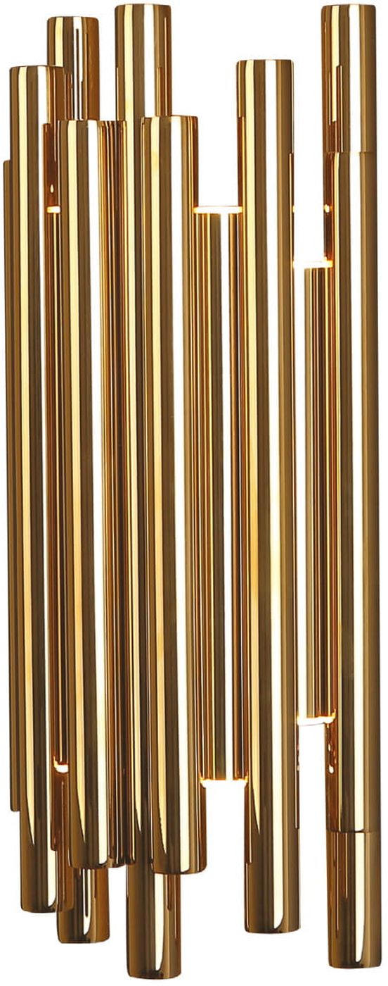 MaxLight Organic Gold oldalfali lámpa x1 W arany W0187D