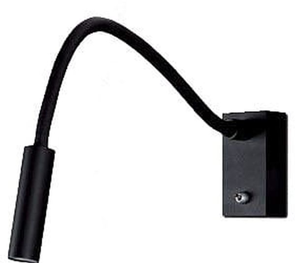 MaxLight Rider Black oldalfali lámpa 1x3 W fekete W0046