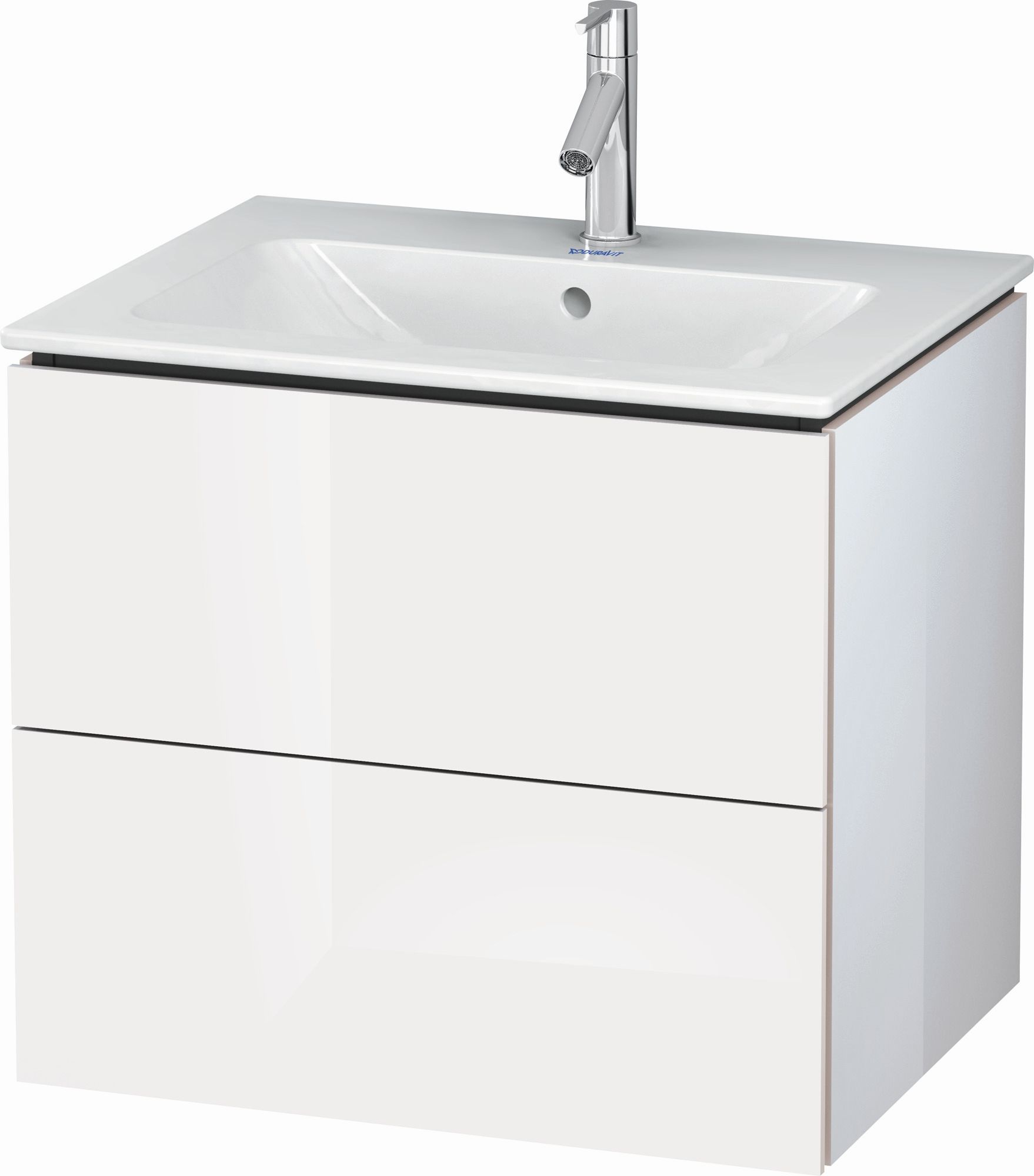 Duravit L-Cube szekrény 62x48.1x55 cm Függesztett, mosdó alatti fehér LC624002222