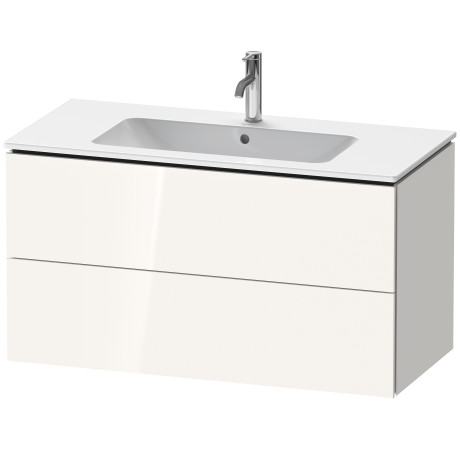 Készlet szekrény Duravit L-Cube LC624202222, mosdótál Duravit ME by Starck 2336100000