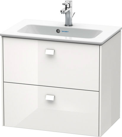 Készlet szekrény Duravit Brioso BR411002222, mosdótál Duravit ME by Starck 2342630000