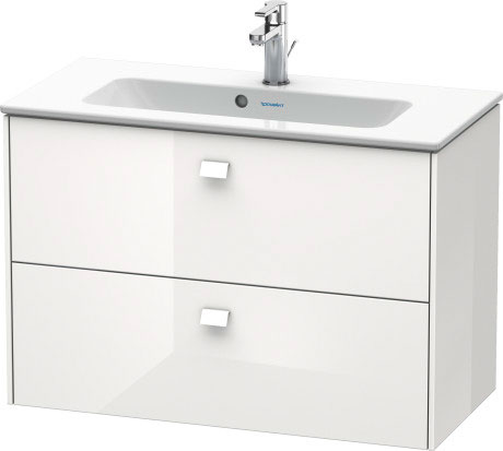 Duravit Brioso szekrény 82x38.9x55.3 cm mosdókagyló alá akasztható fehér BR411102222