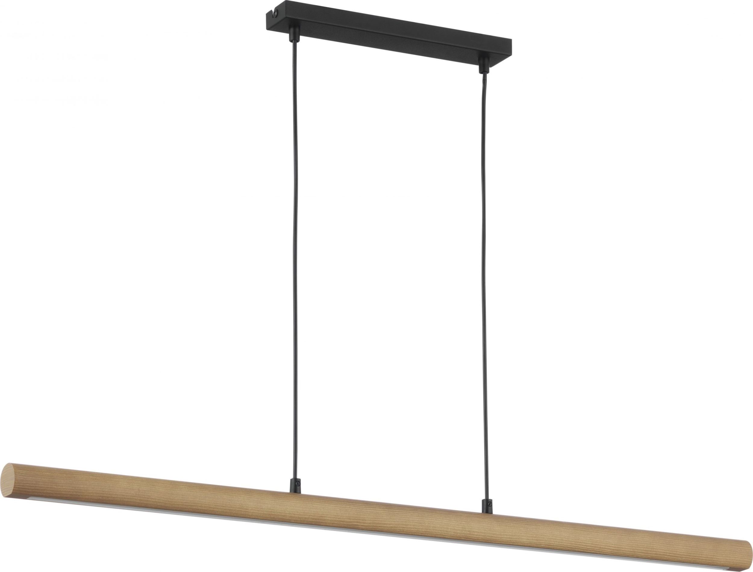 TK Lighting Rollo függőlámpa 1x30 W fekete-fa 4194