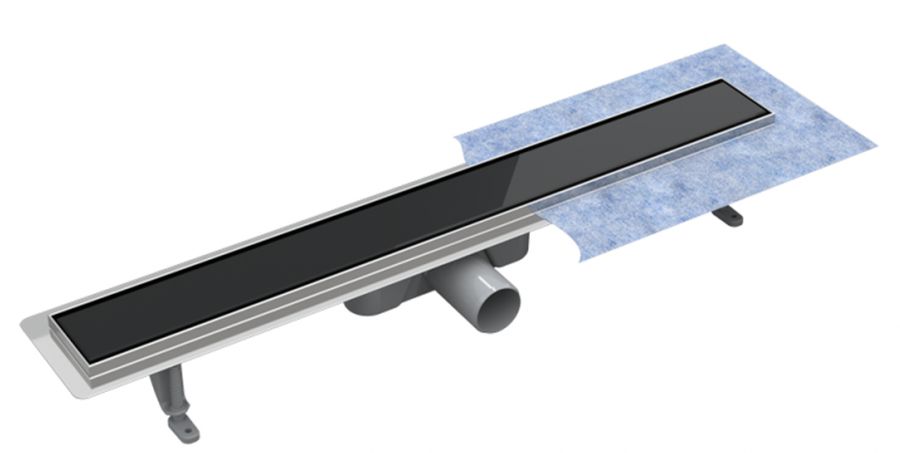 Besco Virgo Black zuhany lefolyó 70 cm fekete OL-70-VBL