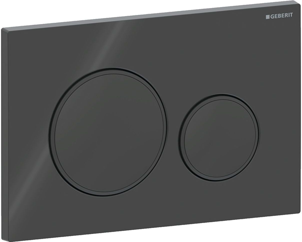 Geberit Sigma öblítő gomb WC-hez fekete 115.882.DW.1
