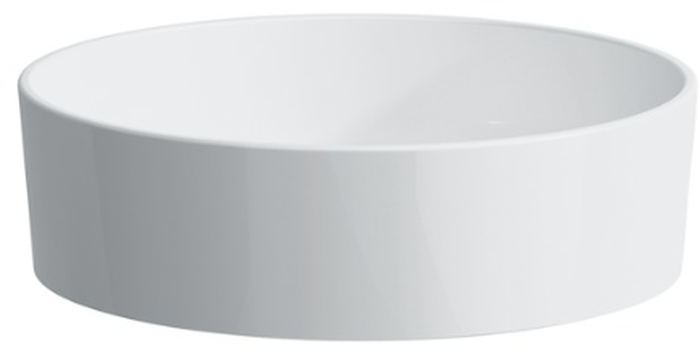 Laufen Kartell mosdótál 42x42 cm kerek mosdótálak fehér matt H8123317571121