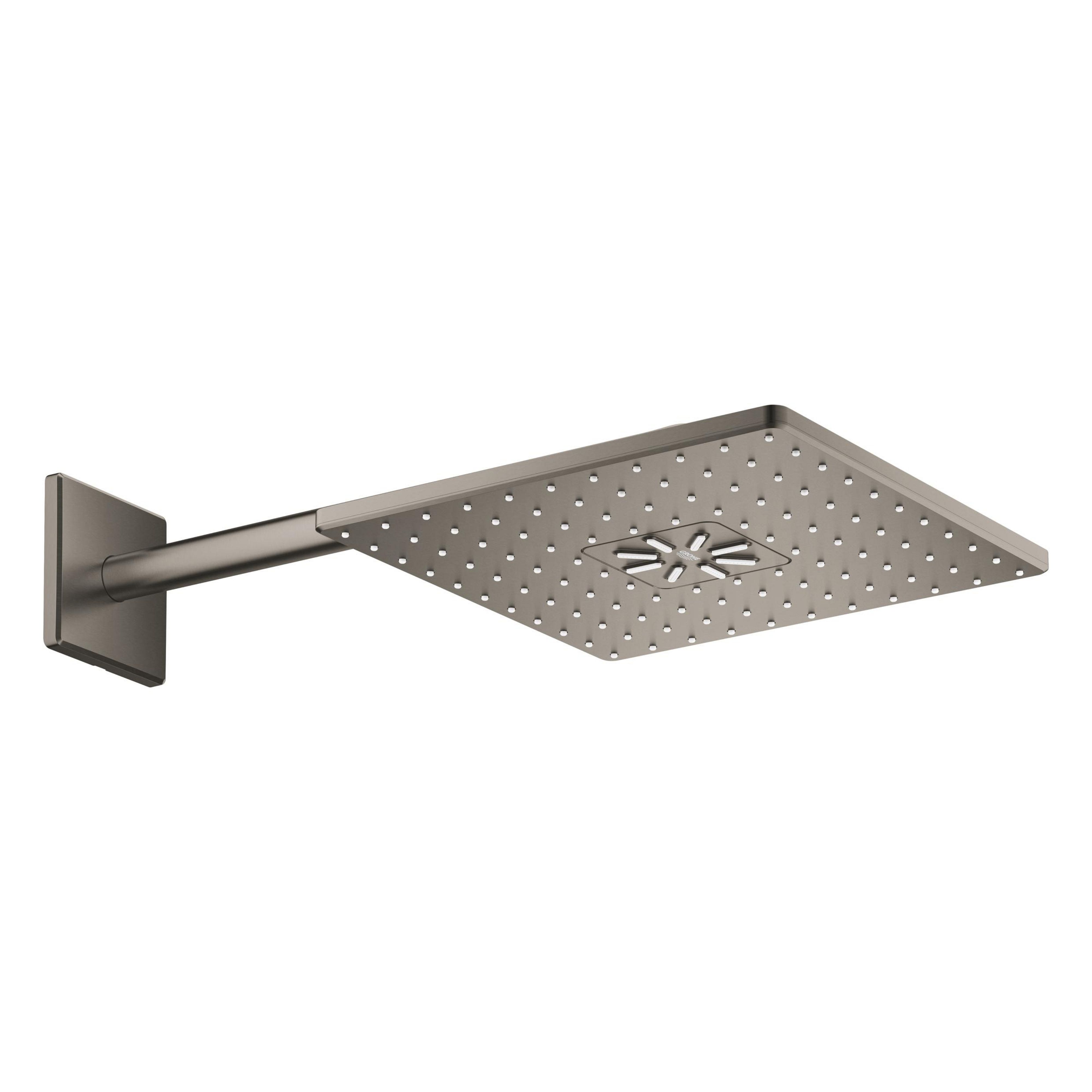 Grohe Rainshower fejzuhany karral 31x31 cm négyzet Brushed Hard Graphite 26479AL0