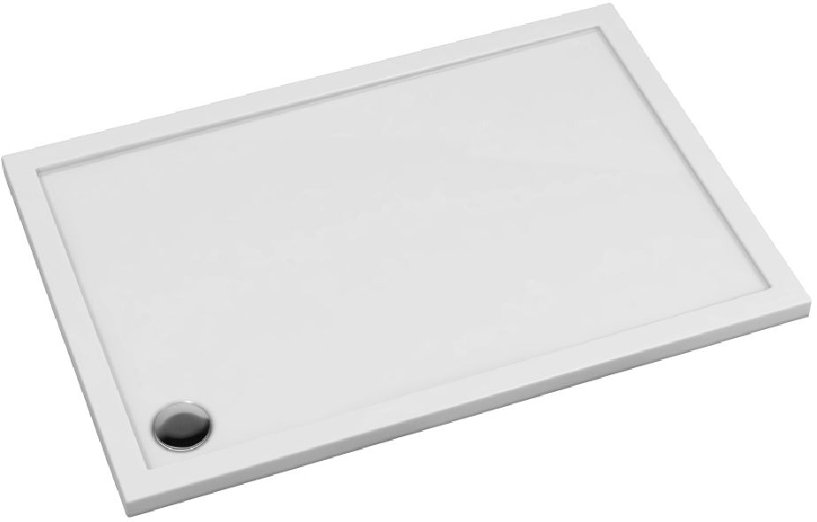 Schedpol Corrina New téglalap alakú zuhanytálca 100x80 cm fehér 3.4336