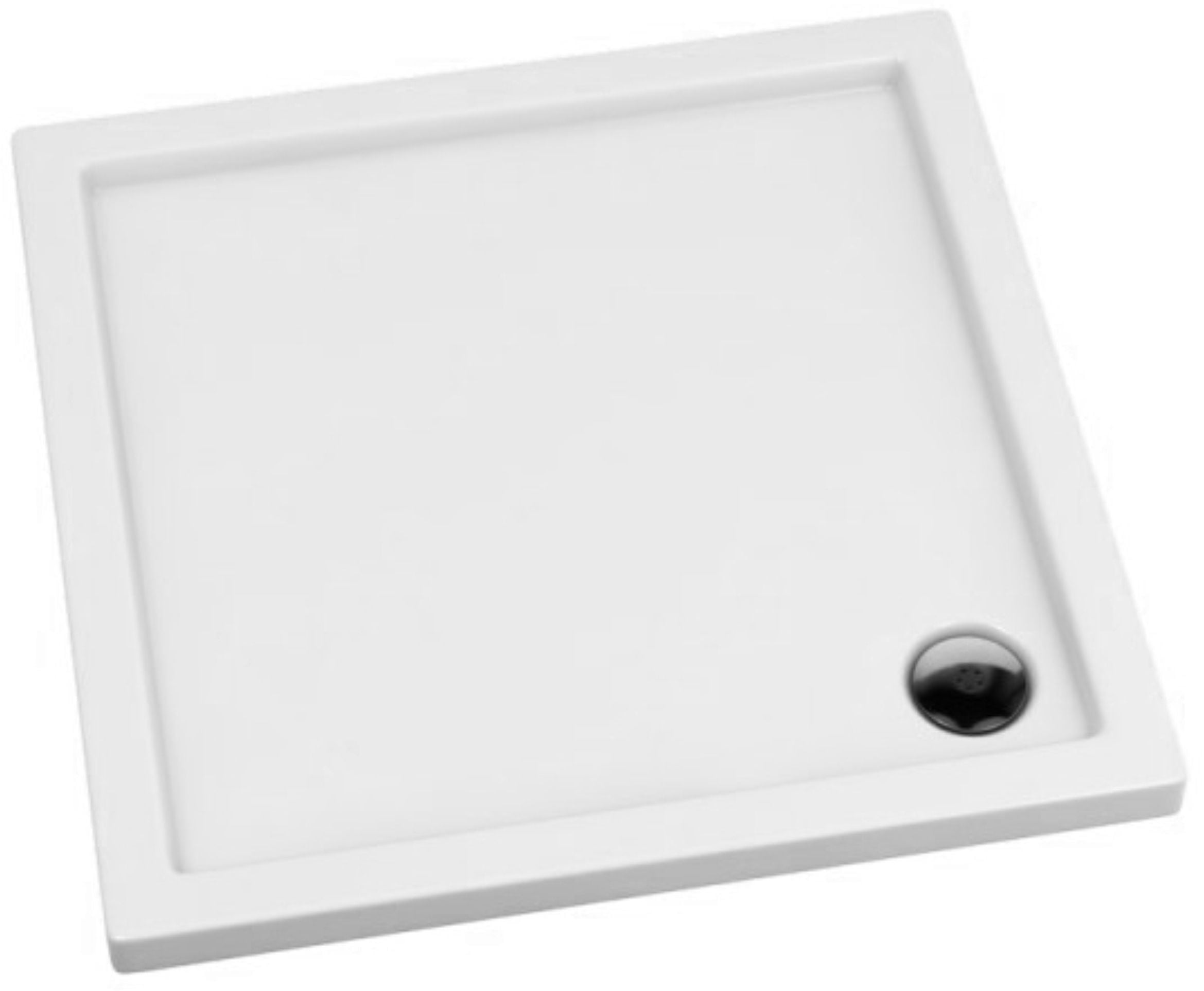 Schedpol Corrina négyzet alakú zuhanytálca 80x80 cm fehér 3.060