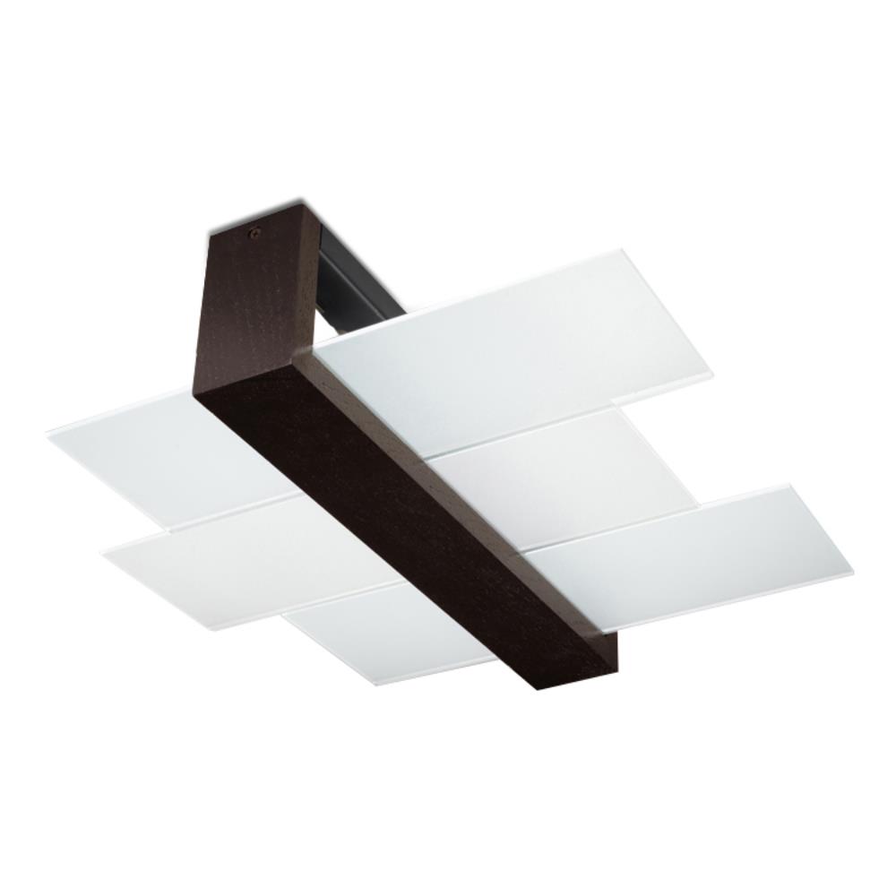 Sollux Lighting Feniks mennyezeti lámpa 2x60 W fa -barna SL.0074