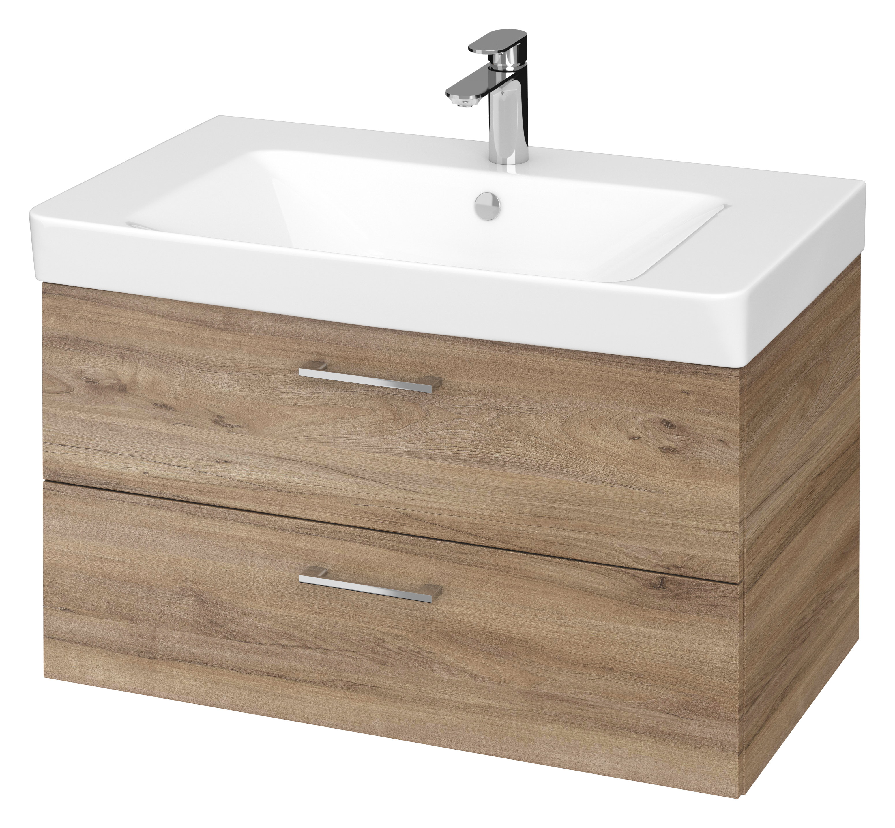 Cersanit Mille mosdó szekrénnyel 81 cm dió S801-339-DSM