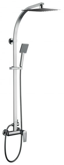 Blue Water Monaco zuhany készlet fal trópusi zuhany opcióval króm MON-ZKPN.400C