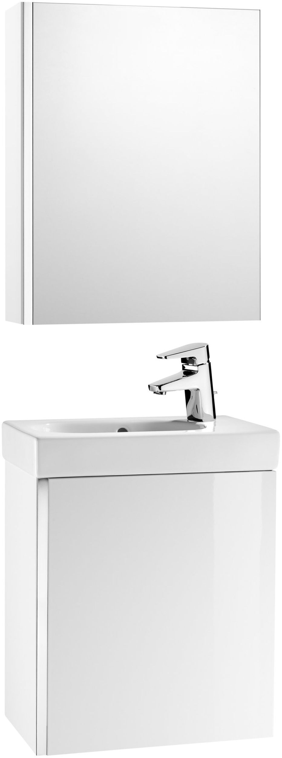 Roca Mini mosdó szekrénnyel 45 cm fehér A855866806