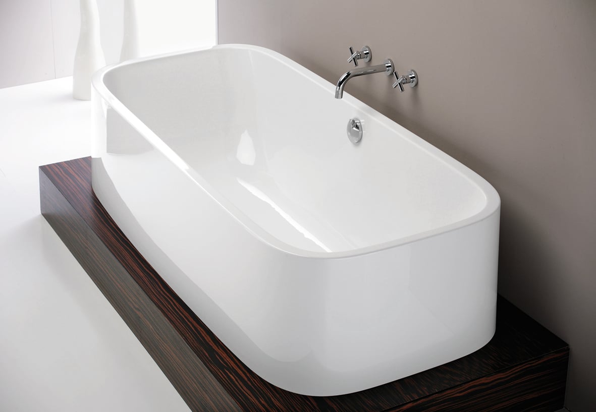 Hoesch SingleBath térben álló kád 179.8x78.2 cm ovális fehér 3697.010