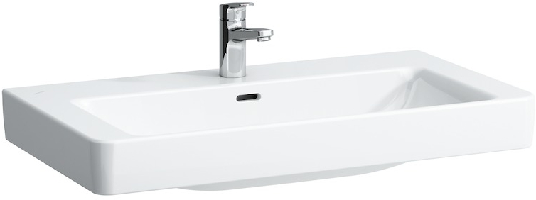 Laufen Pro S mosdótál 85x46 cm négyszögletes klasszikus fehér H8139654001041