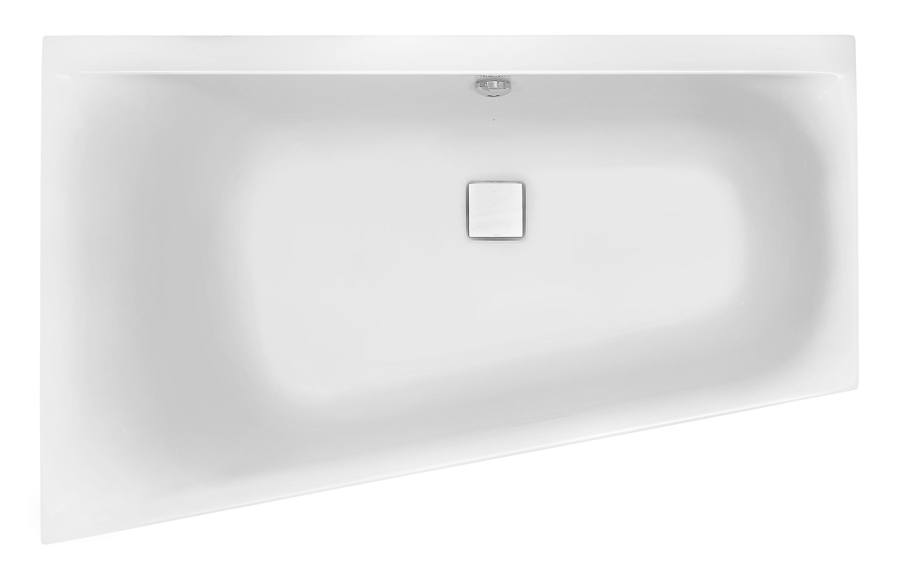 Hoesch Thasos sarokkád 150x100 cm baloldali fehér 3745.010