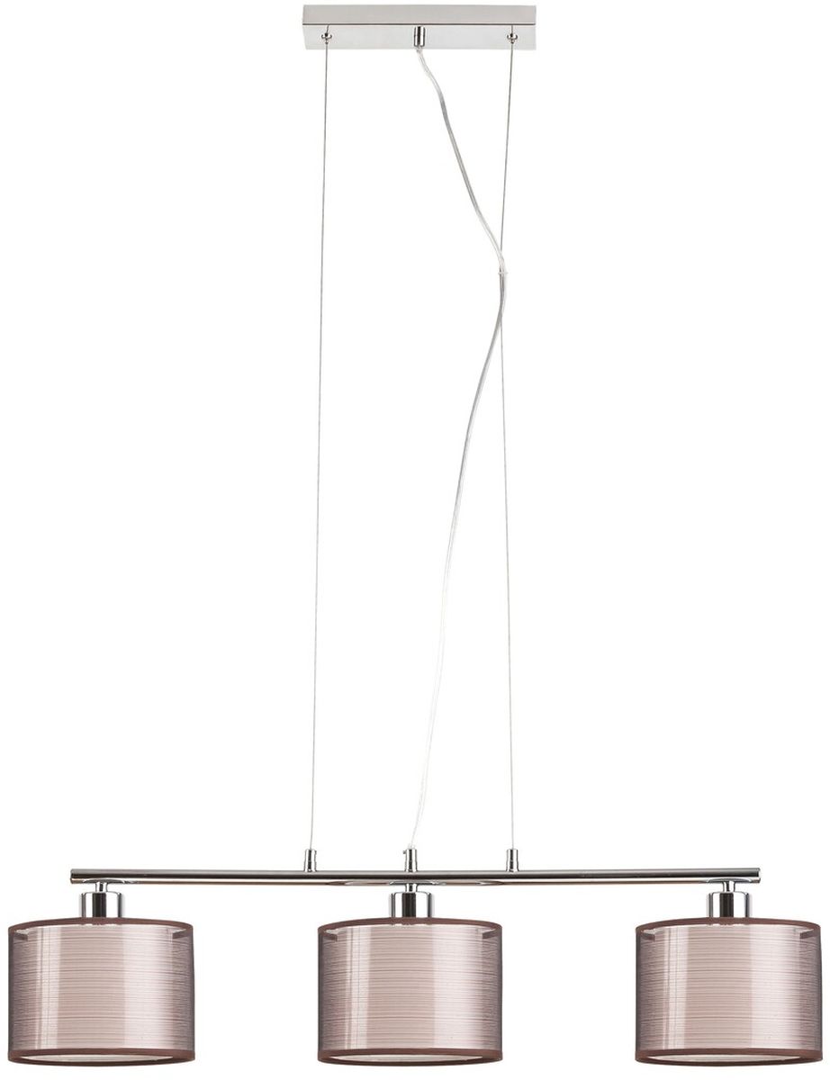 Rabalux Anastasia függőlámpa 3x60 W króm-barna 2630