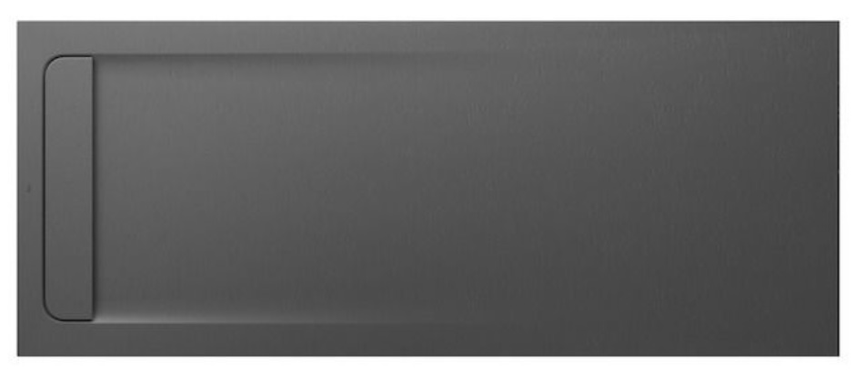 Roca Aquos téglalap alakú zuhanytálca szifonnal 200x80 cm szürke AP6017D032001200