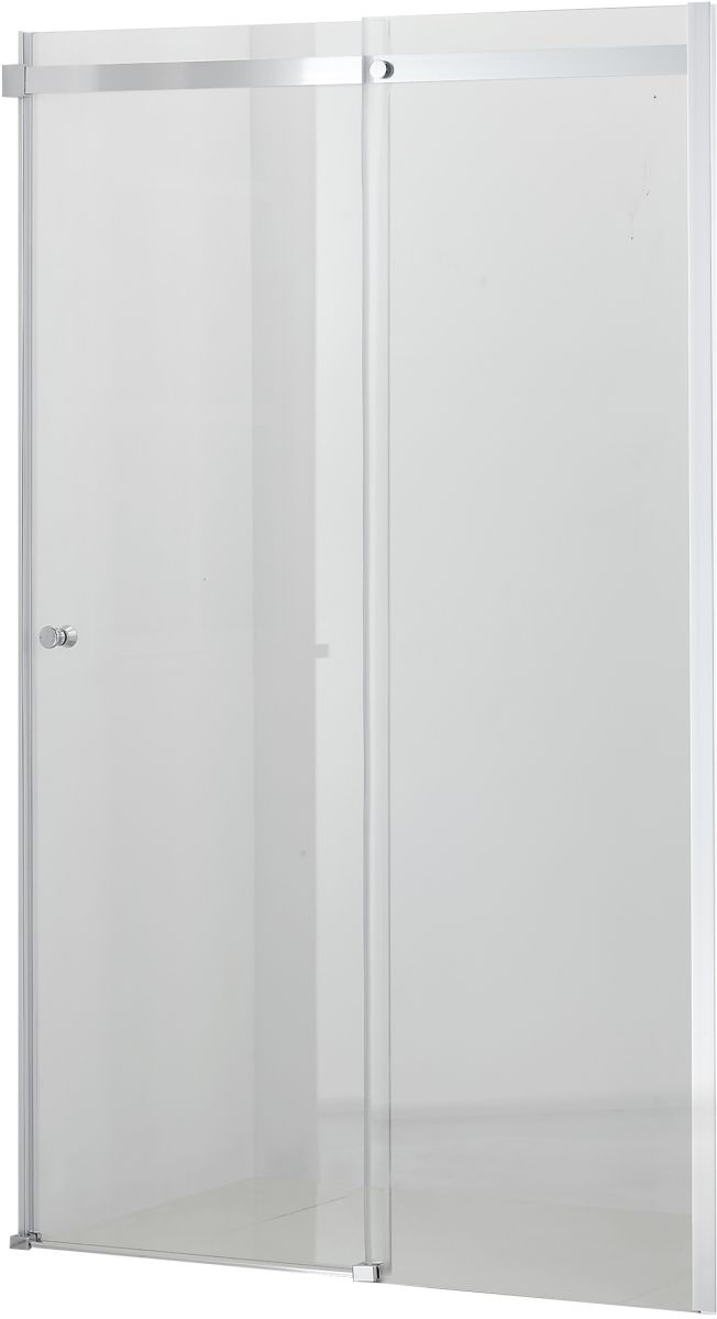 Hagser Alena zuhanyajtók 130 cm tolható króm fényes/átlátszó üveg HGR70000021