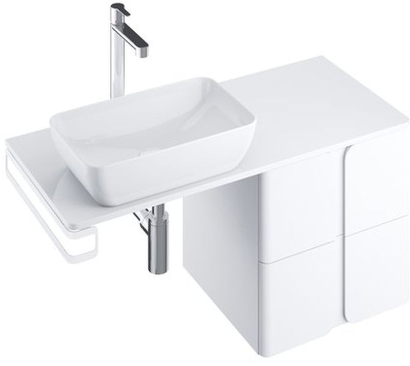 Ravak Balance szekrény feletti pult 120x46.5 cm fehér X000001372