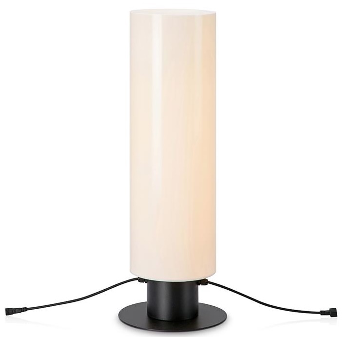 Markslöjd Garden 24 kültéri állólámpa 1x12 W fehér-fekete 107985