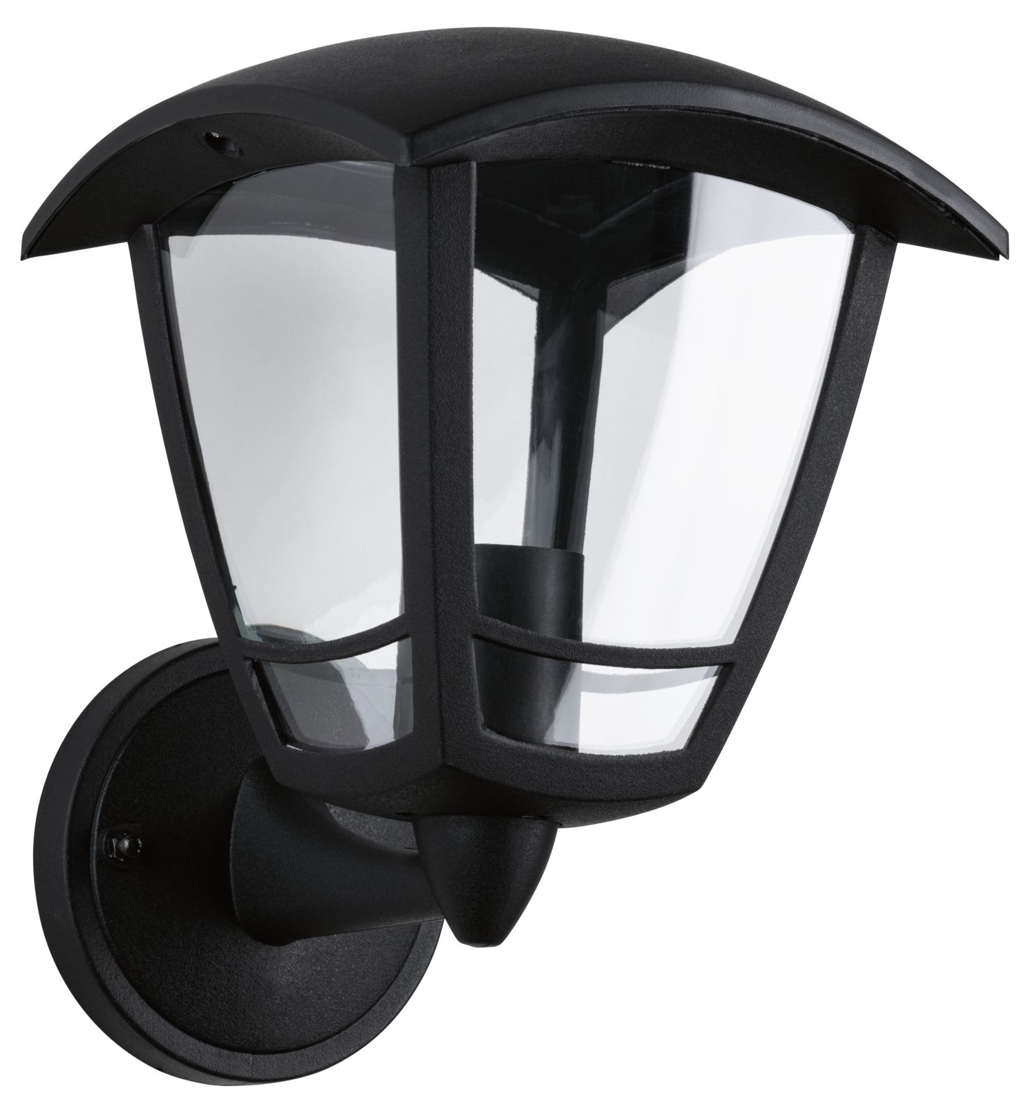 Paulmann Classic Curved kültéri fali lámpa 1x12 W fekete-átlátszó 94391