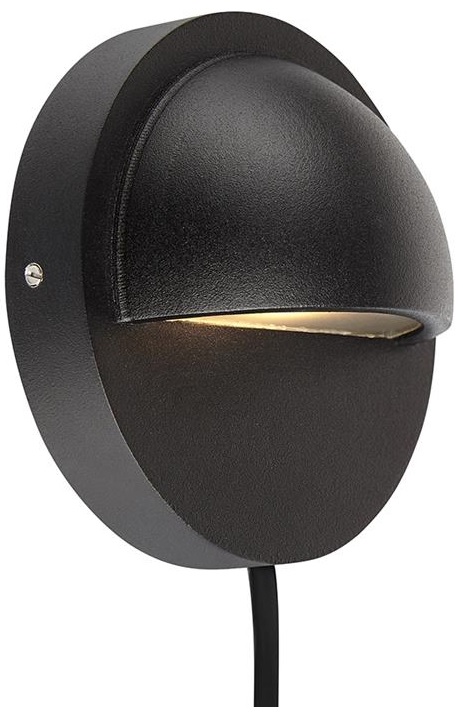 Markslöjd Garden 24 kültéri fali lámpa 1x0.8 W fekete 107288