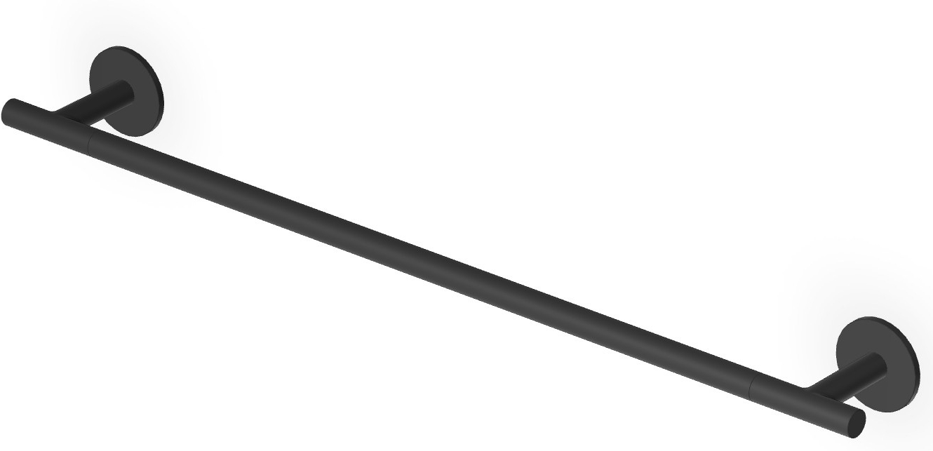 Zucchetti Pan törölközőtartó fekete ZAC622.N6