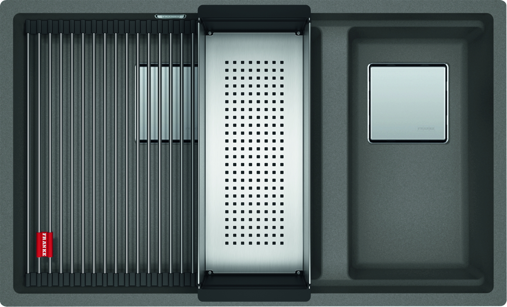 Franke Kanon gránit mosogató 76x46 cm szürke/grafit/onix 125.0528.639