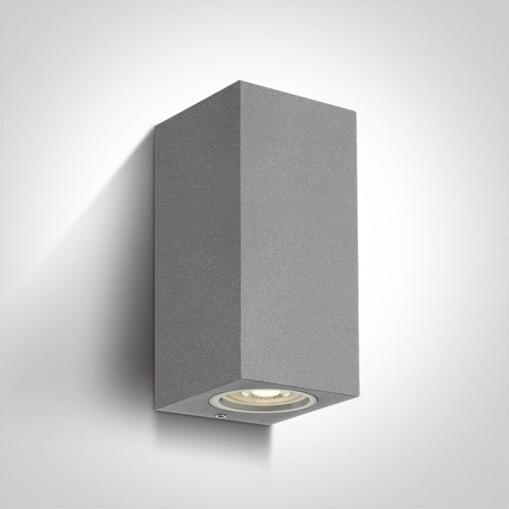 One Light kültéri fali lámpa 2x7 W szürke 67426A/G