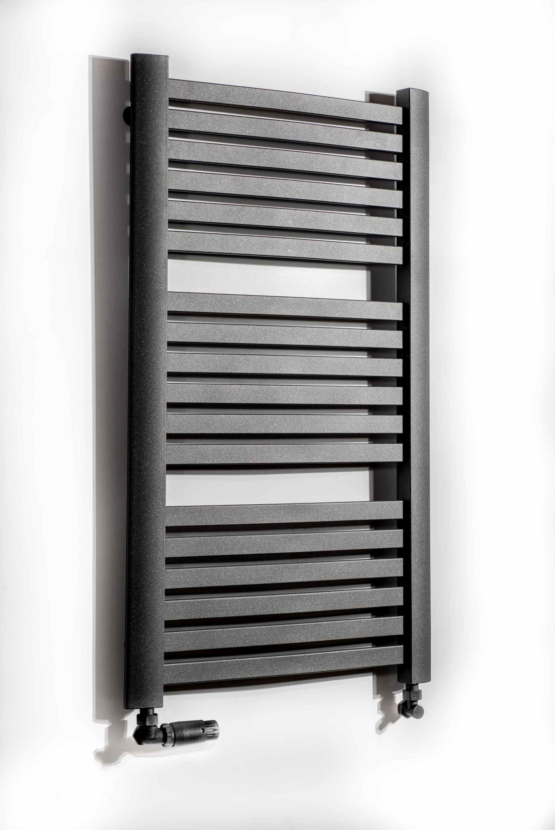 Luxrad Kastor fürdőszoba radiátor dekoratív 121.5x58 cm grafit KAST1215580S007