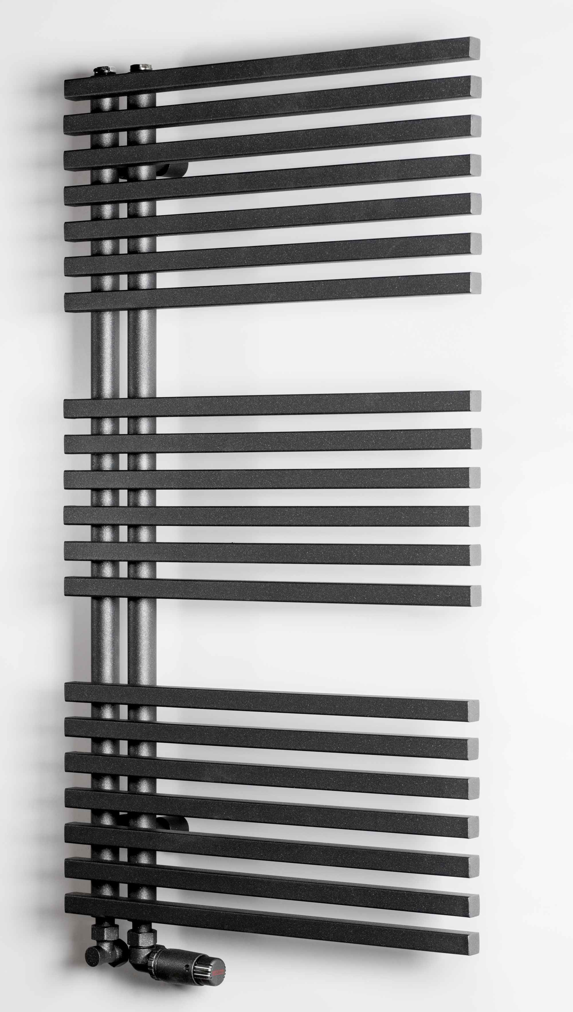 Luxrad Typ E fürdőszoba radiátor dekoratív 88.3x50 cm grafit TPE883500S007