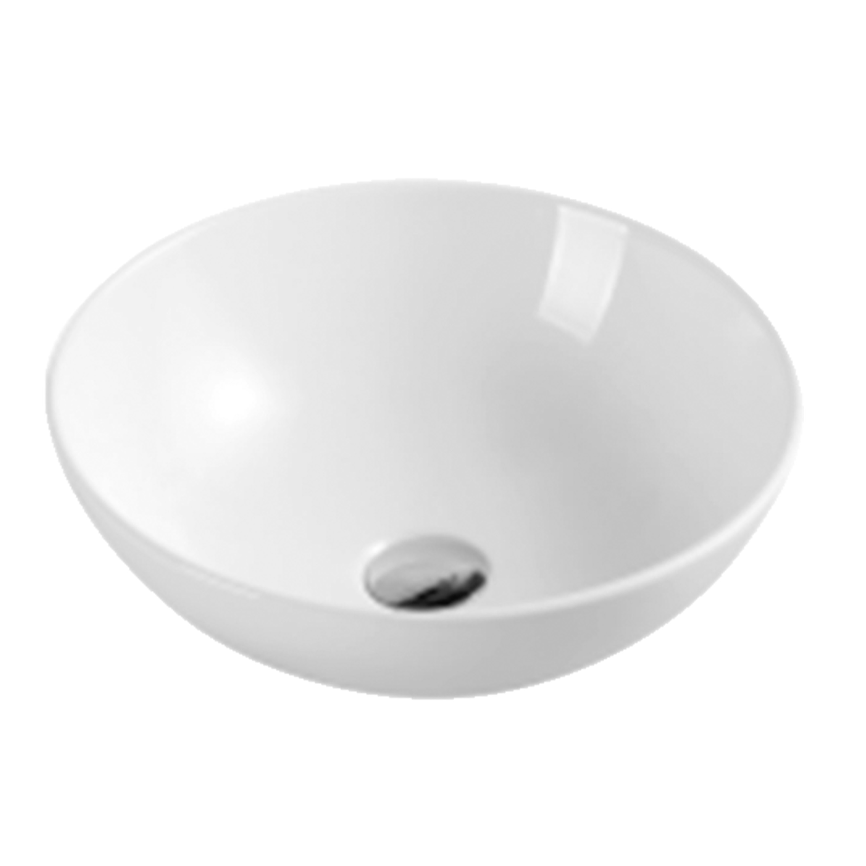 LaVita Round mosdótál 40x40 cm kerek mosdótálak fehér 5900378310228