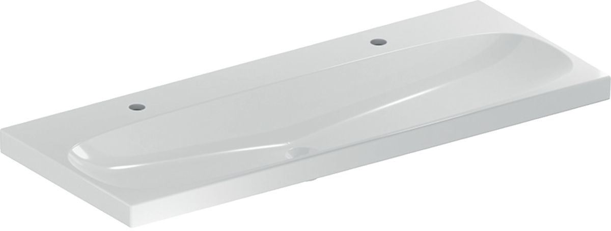 Geberit Acanto mosdótál 120x48 cm négyszögletes klasszikus-beépíthető fehér 501.880.00.5