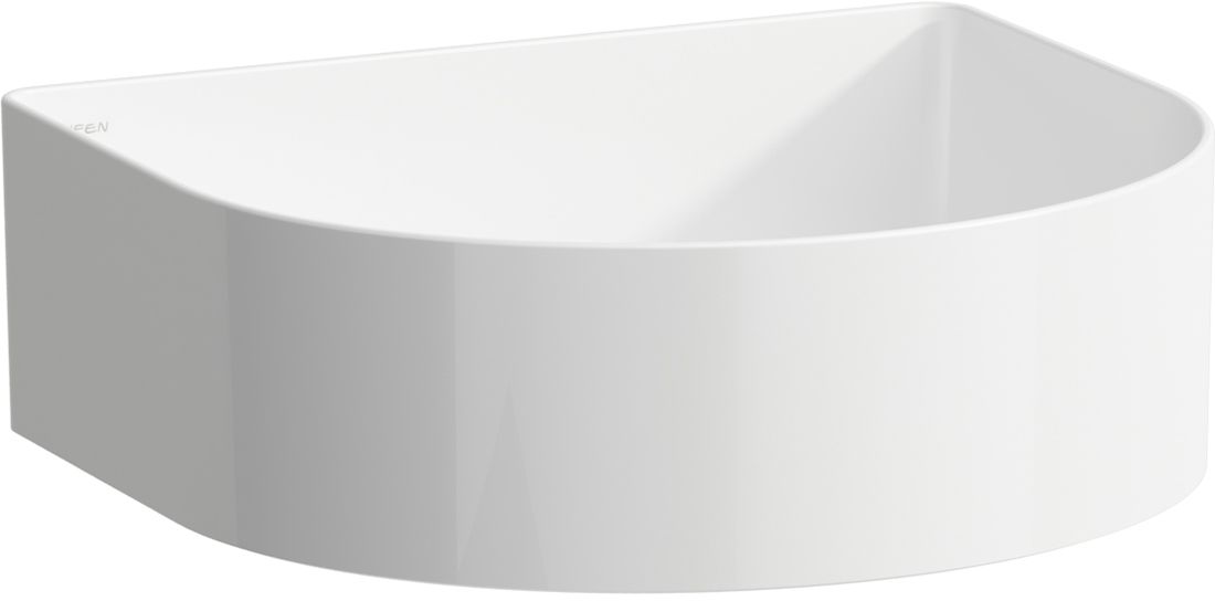 Laufen Sonar mosdótál 41x36.5 cm félkör alakú mosdótálak fehér H8123420001121