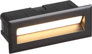 Nowodvorski Lighting Bay LED kültéri fali lámpa 1x5 W fekete 8165