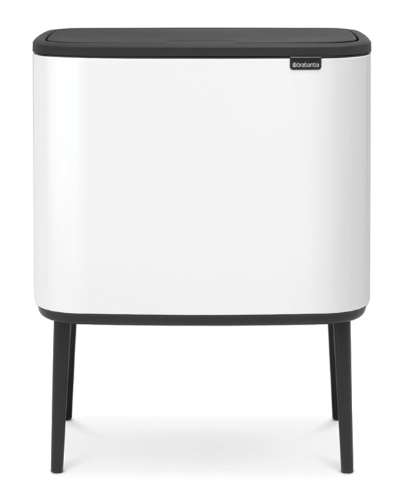 Brabantia Bo szemeteskosár 36 l fehér-fekete 313509